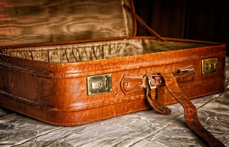 Vintage Suitcase Shelf